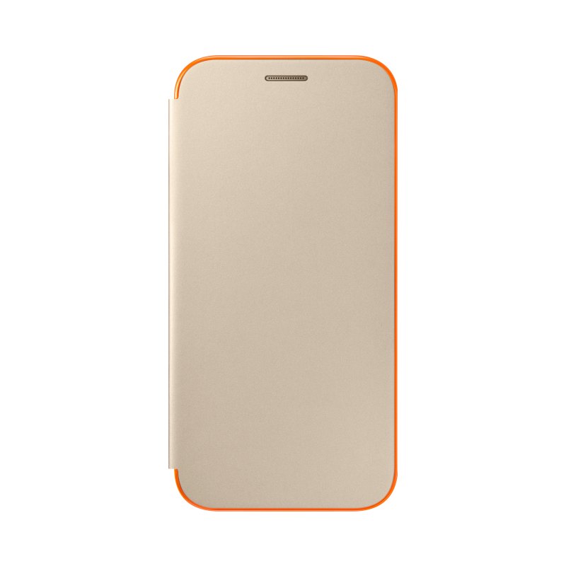 Samsung EF-FA520 coque de protection pour téléphones portables 13,2 cm (5.2") Folio porte carte Or, Orange