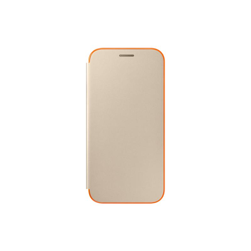 Samsung EF-FA520 coque de protection pour téléphones portables 13,2 cm (5.2") Folio porte carte Or, Orange