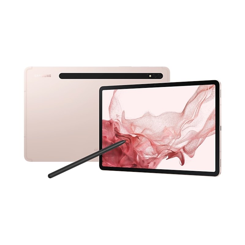 Samsung Galaxy Tab S8 SM-X700N Snapdragon 128 GB 27.9 cm (11") 8 GB Wi-Fi 6E (802.11ax) Android 12 Pink gold