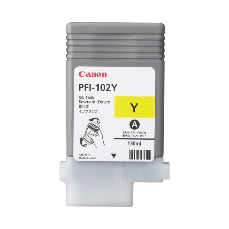 Canon PFI-102Y cartouche d'encre Original Jaune