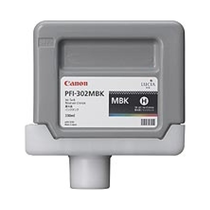 Pfi-302Mbk Matte Black Ink Tank 330Ml For Ipf8100/9100 No Returns