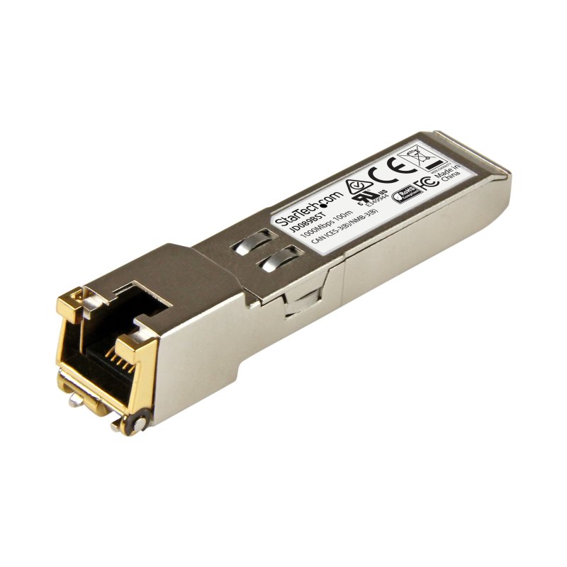 StarTech.com HPE JD089B Compatible SFP Module - 1000BASE-T - SFP to RJ45 Cat6/Cat5e - 1GE Gigabit Ethernet SFP - RJ-45 100m - HPE 5820AF, 12500, 5500