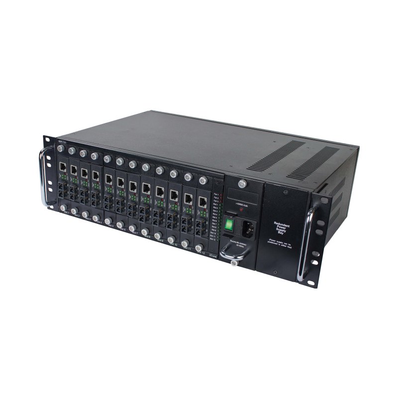12Pt Media Converter Chassis
