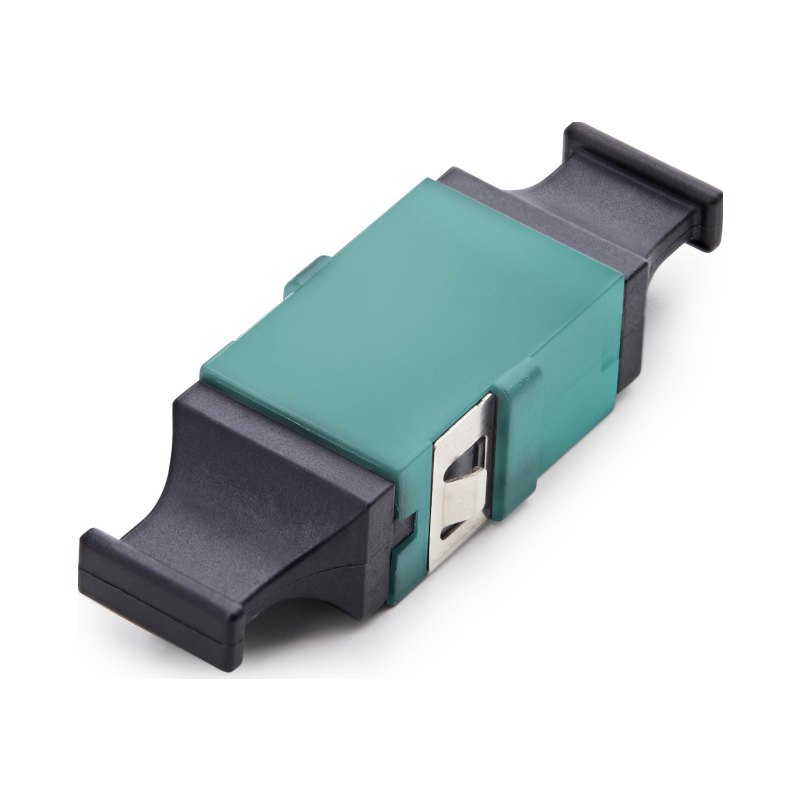 StarTech.com MPO/MTP Coupler, Single Mode/Multimode Fiber Adapter, Key Up-Key Down, Fiber Optic MPO/MTP Coupler - Aqua