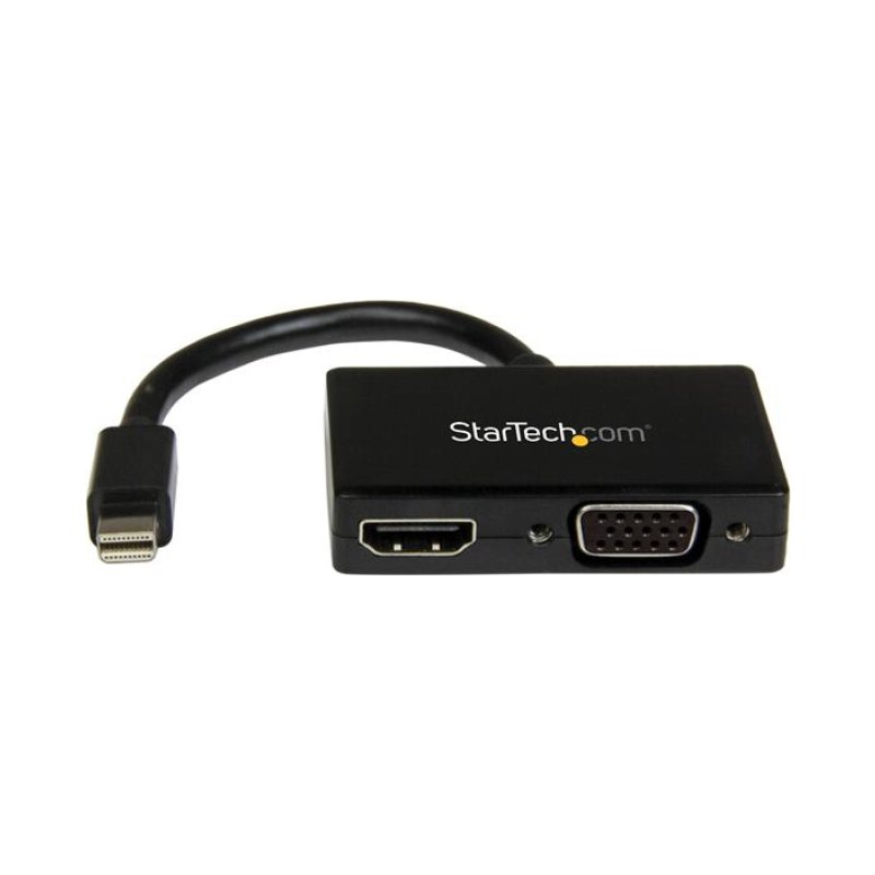 StarTech.com Travel A/V Adapter: 2-in-1 Mini DisplayPort to HDMI or VGA Converter