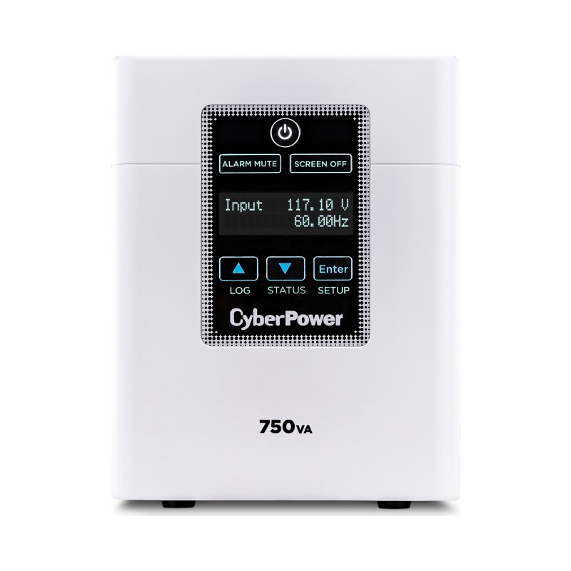 CyberPower M750L alimentation d'énergie non interruptible Interactivité de ligne 0,75 kVA 600 W 6 sortie(s) CA