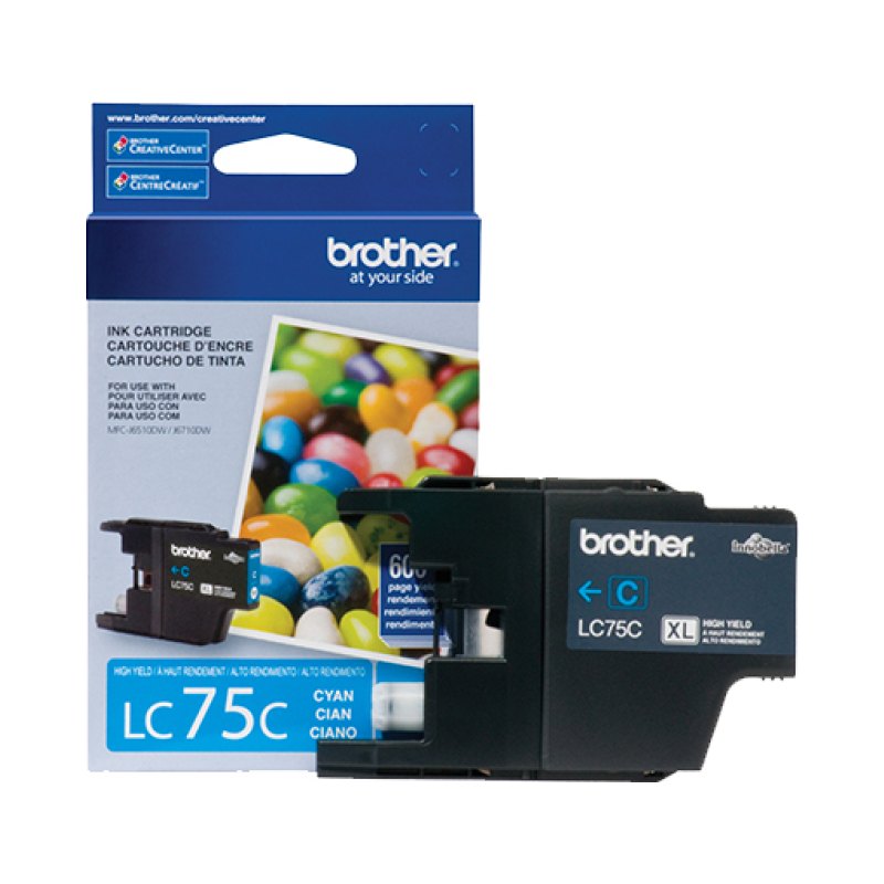 Brother LC75CS ink cartridge 1 pc(s) Original High (XL) Yield Cyan