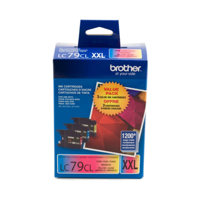 Brother LC793PKS ink cartridge 3 pc(s) Original High (XL) Yield Cyan, Magenta, Yellow
