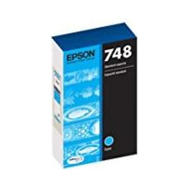 Epson 748 ink cartridge Original Standard Yield Cyan