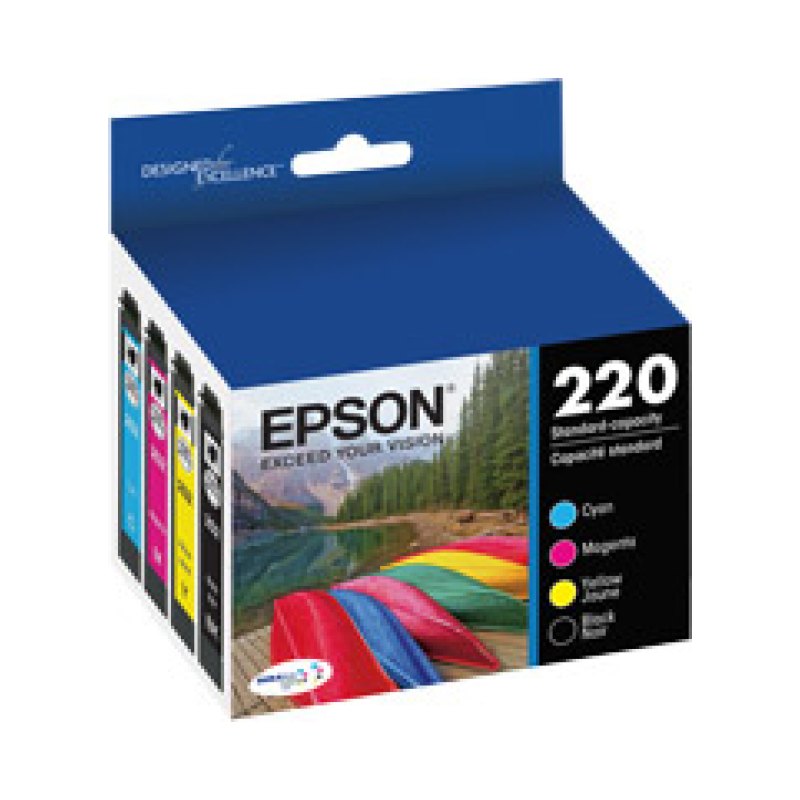 Epson T220120-BCS ink cartridge 4 pc(s) Original Black, Cyan, Magenta, Yellow