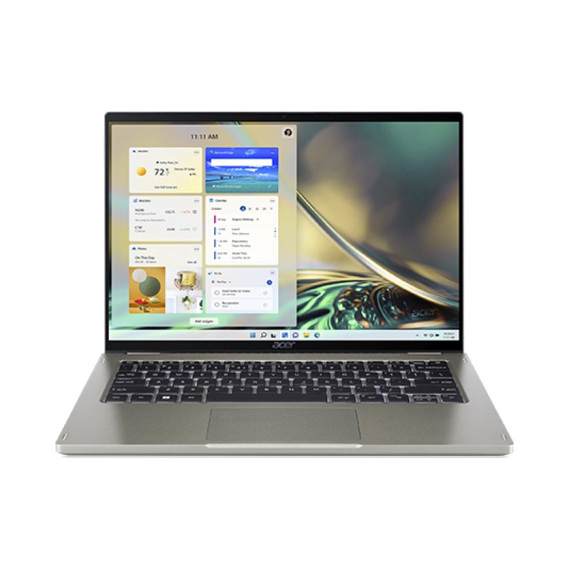 Acer Spin 5 SP514-51N-70LZ Intel® Core™ i7 i7-1260P Hybrid (2-in-1) 35.6 cm (14") Touchscreen WQXGA 16 GB LPDDR5-SDRAM 1 TB SSD Wi-Fi 6 (802.11ax) Windows 11 Home Grey