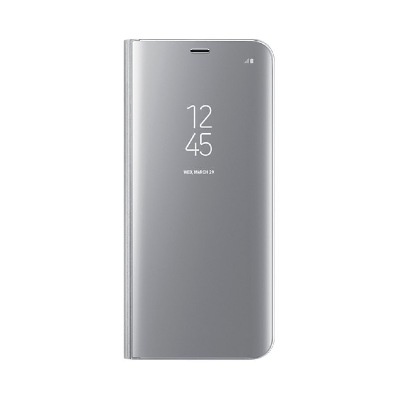 Samsung Clear View coque de protection pour téléphones portables 15,8 cm (6.2") Folio porte carte Argent