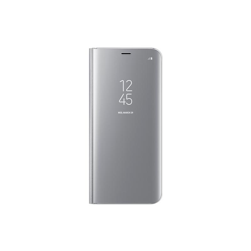 Samsung Clear View coque de protection pour téléphones portables 15,8 cm (6.2") Folio porte carte Argent
