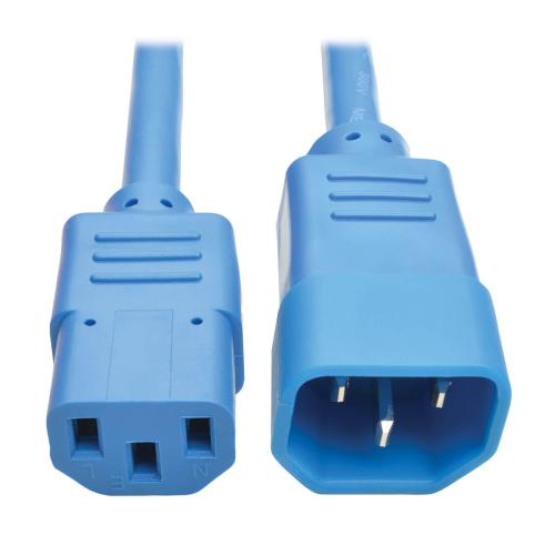 3Ft C13 C14 15A 14Awg Blue