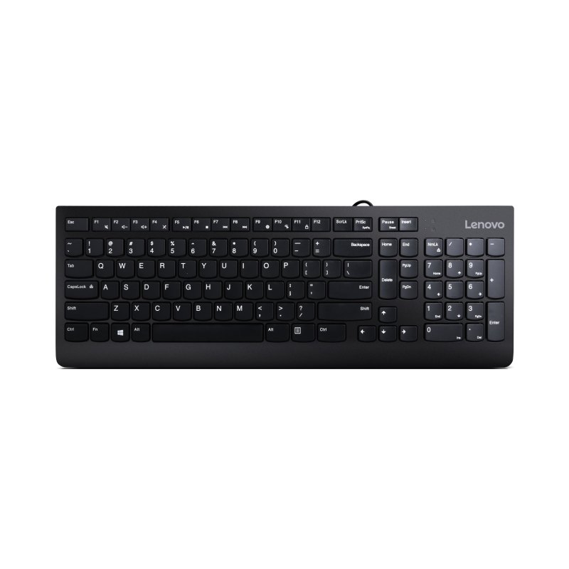 Lenovo 300 keyboard Universal USB QWERTY US English Black