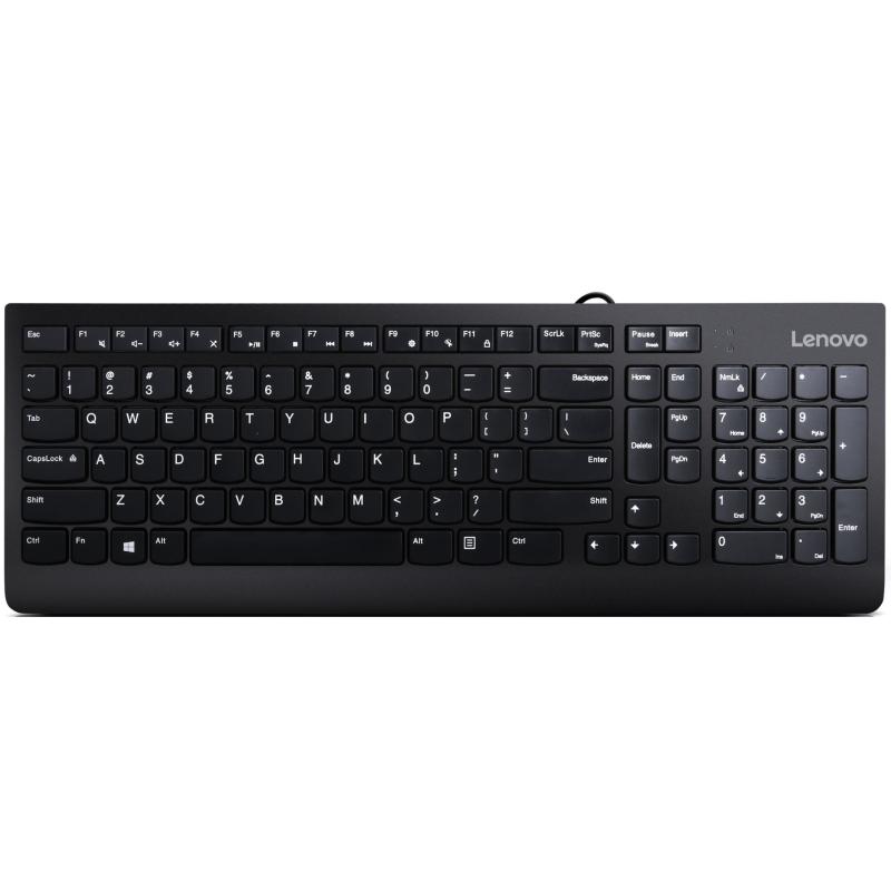 Lenovo 300 clavier Universel USB QWERTY Anglais américain Noir