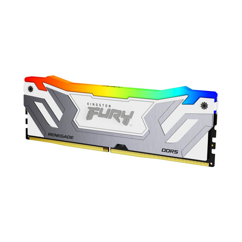 Kingston Technology FURY 24GB 8400MT/s DDR5 CL40 CUDIMM Renegade RGB White XMP