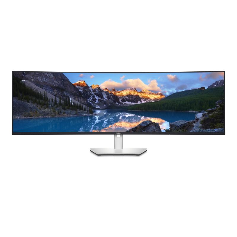 DELL UltraSharp U4924DW écran plat de PC 124,5 cm (49") 5120 x 1440 pixels 5K Ultra HD LCD Noir, Argent