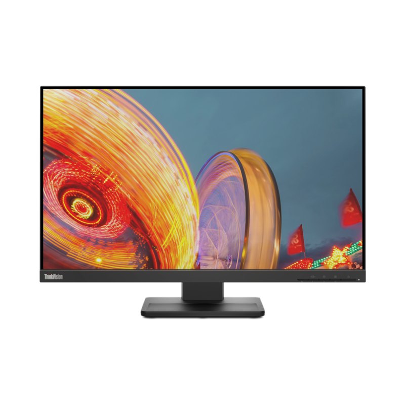Lenovo ThinkVision E24q-20 computer monitor 60.5 cm (23.8") 2560 x 1440 pixels Quad HD LED Black