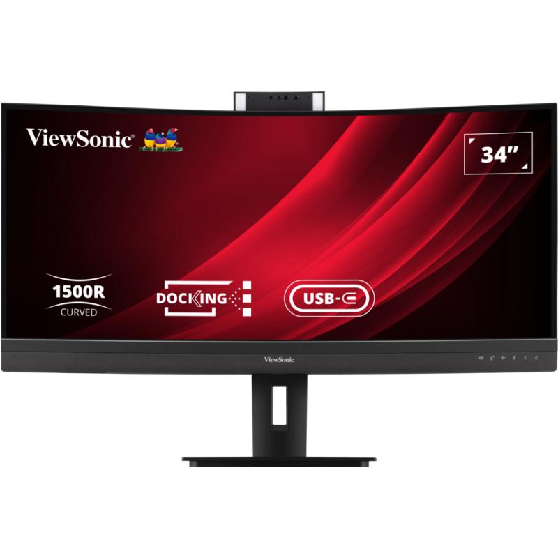 Viewsonic VG3457CV écran plat de PC 86,4 cm (34") 3440 x 1440 pixels UltraWide Quad HD LED Noir