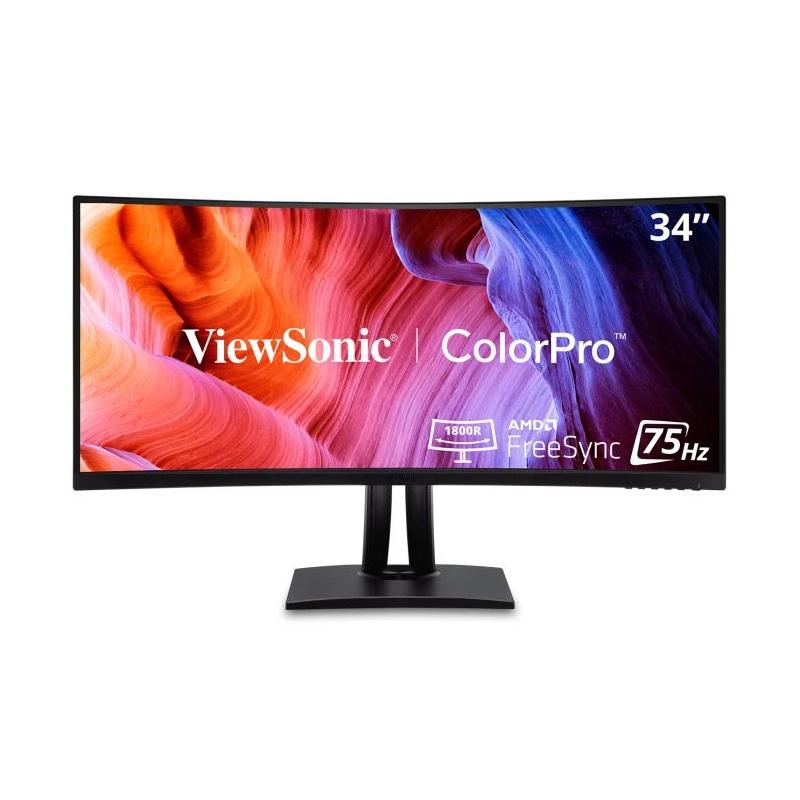 Viewsonic VP3456A écran plat de PC 86,4 cm (34") 3440 x 1440 pixels UltraWide Quad HD LED Noir
