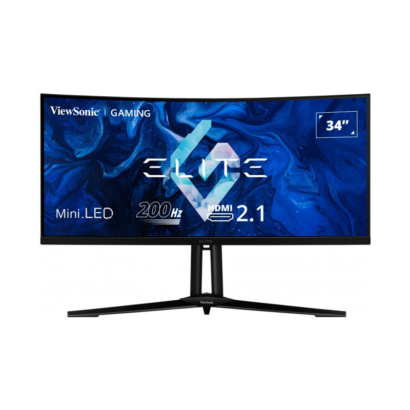 Viewsonic XG341C-2K computer monitor 86.4 cm (34") 3440 x 1440 pixels UltraWide Quad HD Black
