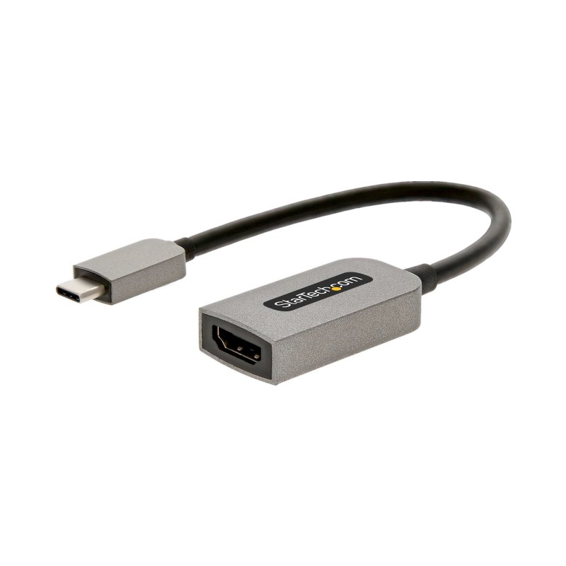 StarTech.com Adaptateur USB-C vers HDMI, Vidéo 4K 60 Hz, HDR10, Dongle USB-C vers HDMI pour Moniteur, Compatible USB4 / Thunderbolt