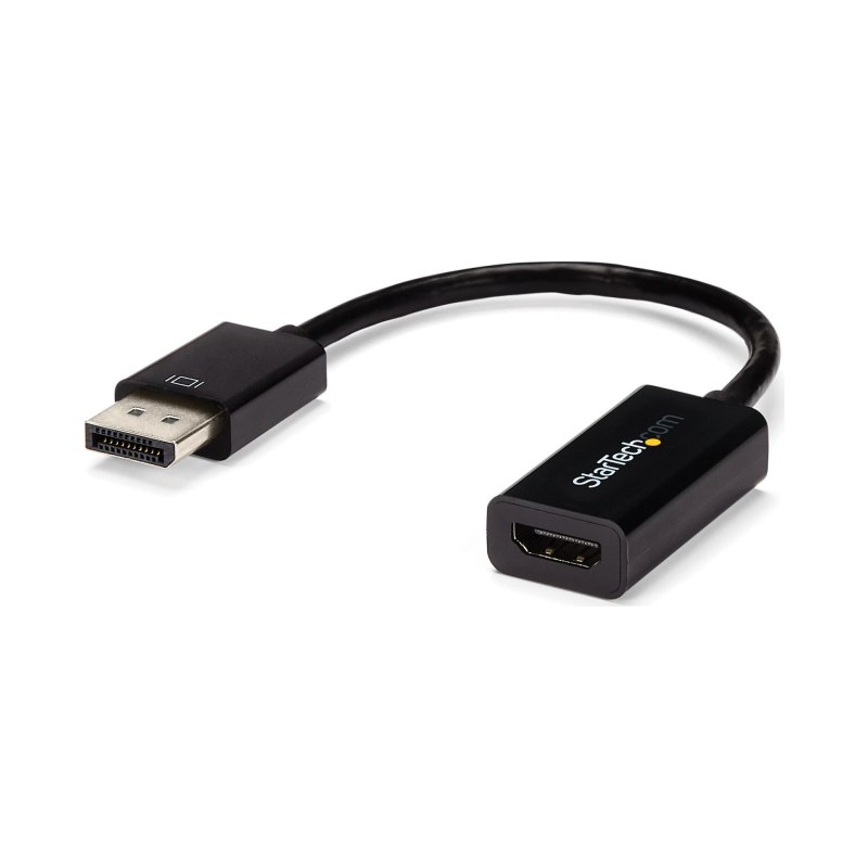 StarTech.com Adaptateur DisplayPort vers HDMI - Convertisseur Vidéo DP Actif 4K 30Hz vers HDMI - Câble d'Adaptation pour Moniteur/TV/Écran HDMI - Adaptateur Ultra HD DP 1.2 vers HDMI 1.4