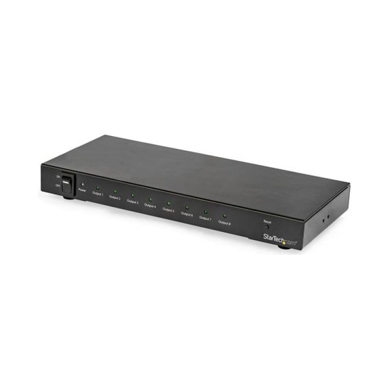 StarTech.com Splitter vidéo HDMI 4K 60 Hz à 8 ports - Répartiteur HDMI Ultra HD compatibe HDR