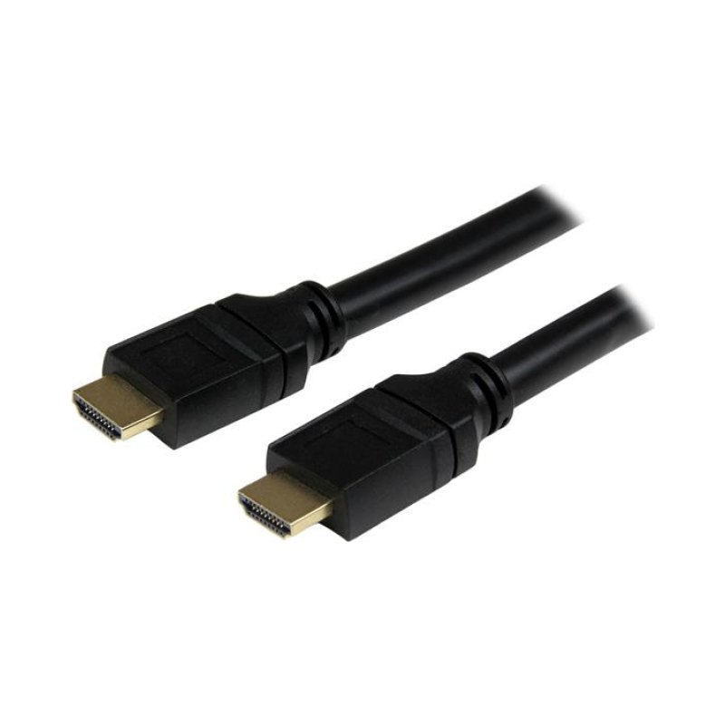 StarTech.com 25ft (7.5m) Plenum Rated HDMI Cable, 4K High Speed Long HDMI Cord w/ Ethernet, 4K30Hz UHD, 10.2 Gbps, HDCP 1.4, In Wall Plenum HDMI 1.4 Display Cable, HDMI Computer to TV Cable