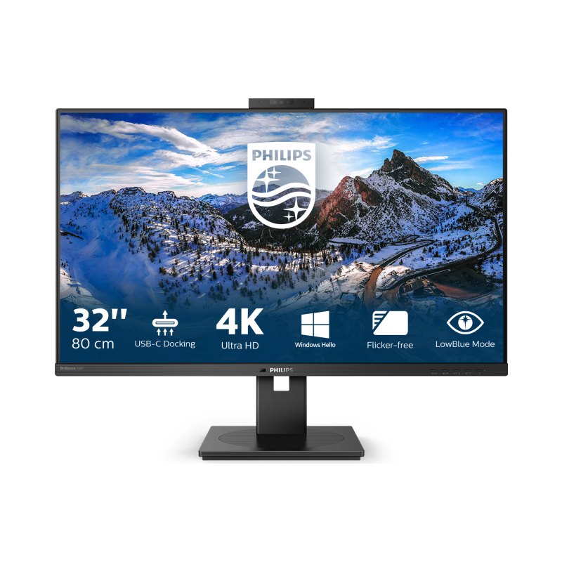 Philips P Line 329P1H/00 computer monitor 80 cm (31.5") 3840 x 2160 pixels 4K Ultra HD LED Black