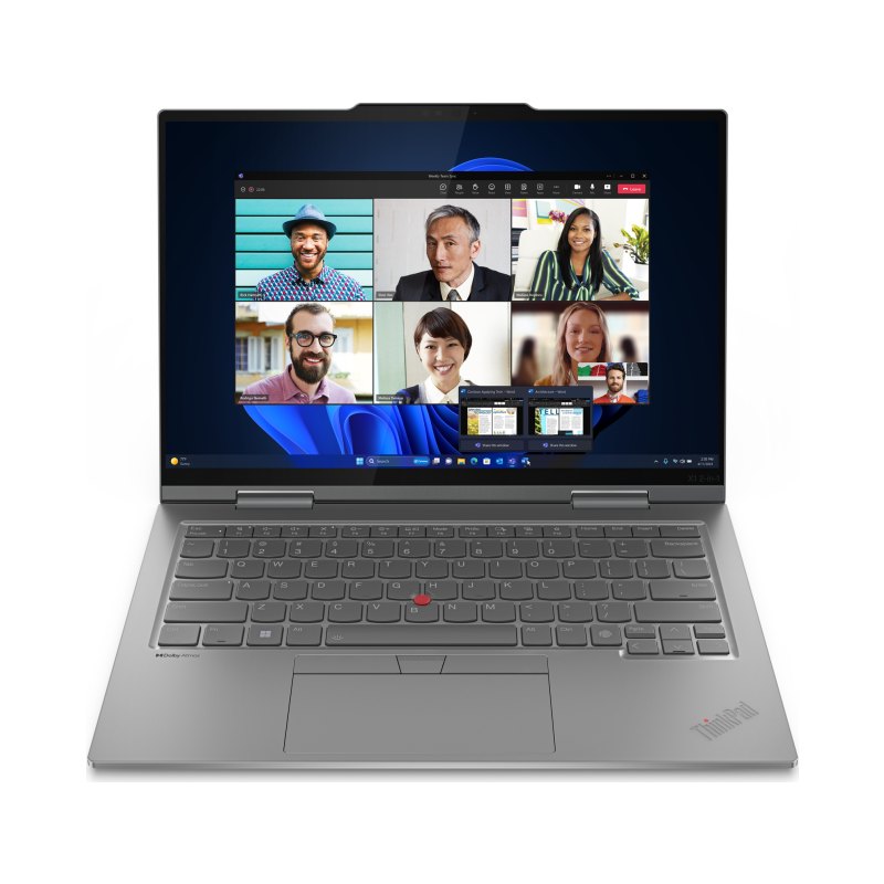 Lenovo ThinkPad X1 2-in-1 Gen 9 Intel Core Ultra 7 165U Hybrid (2-in-1) 35.6 cm (14") Touchscreen WUXGA 32 GB LPDDR5x-SDRAM 512 GB SSD Wi-Fi 6E (802.11ax) Windows 11 Pro English Grey