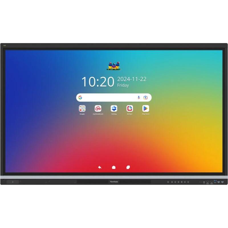 Viewsonic IFP9851 Display tableau blanc interactif 2,49 m (98") 3840 x 2160 pixels Écran tactile Noir