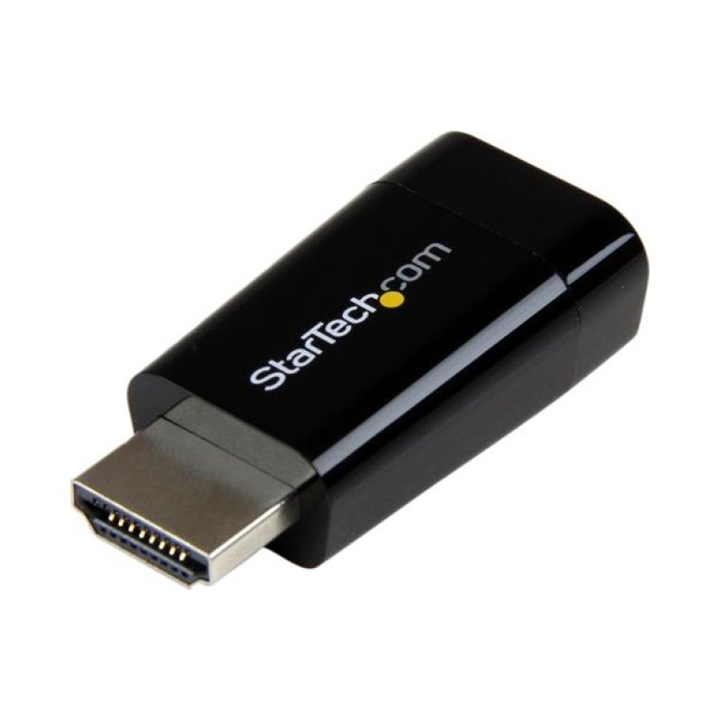 StarTech.com Adaptateur Compact HDMI vers VGA - Idéal pour Chromebook, Ultrabook et PC portable - 1920 x 1280 / 1080p