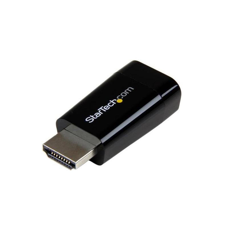 StarTech.com Adaptateur Compact HDMI vers VGA - Idéal pour Chromebook, Ultrabook et PC portable - 1920 x 1280 / 1080p