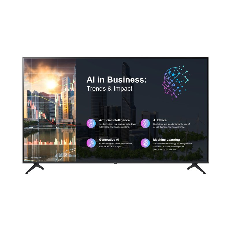 LG 75PK640S Interactive table 190.5 cm (75") LED 300 cd/m² 4K Ultra HD Black WebOS 16/7