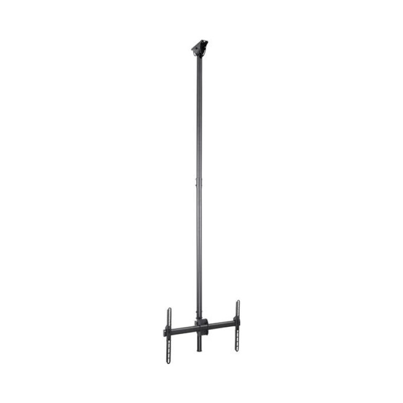 StarTech.com TV Ceiling Mount - Full-Motion Universal Hanging Single Screen Mount with Adjustable Telescopic Long Pole - Tilt / Swivel - VESA Bracket for 32”-75" Displays