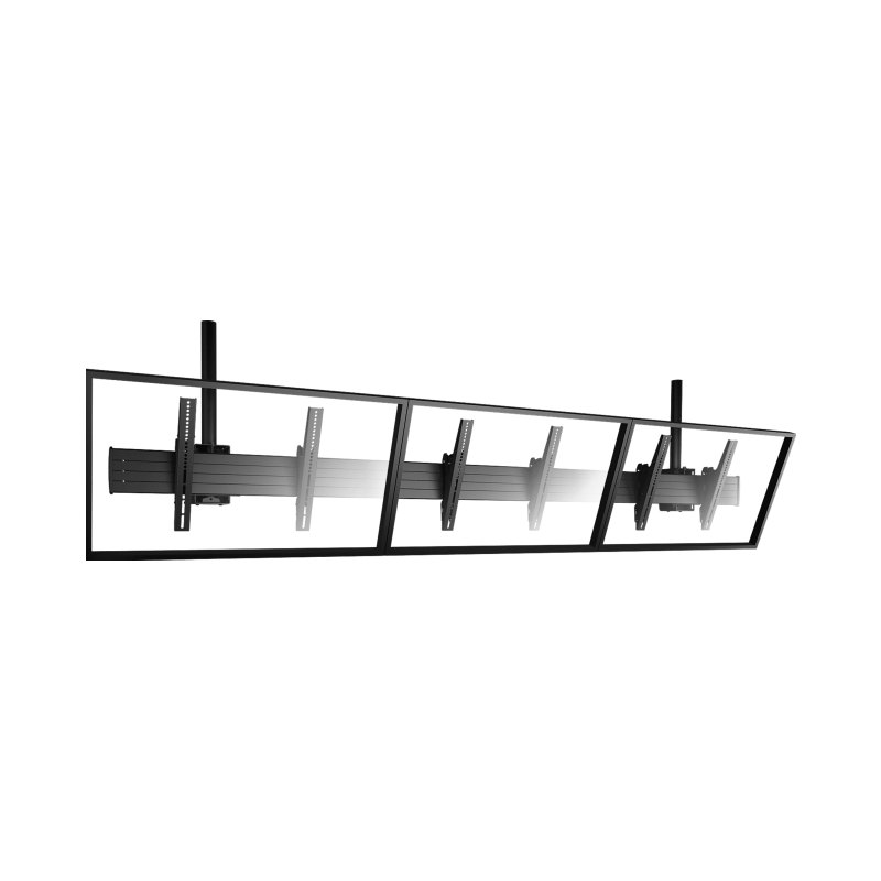 Chief Fusion® Large Ceiling Mounted 3 x 1 Menu Board