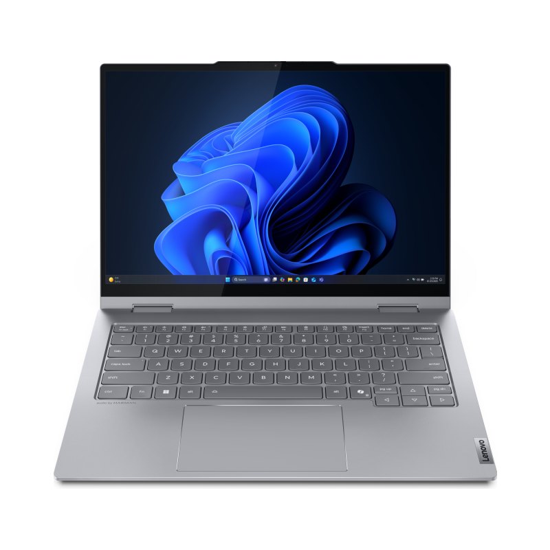 Lenovo ThinkBook 14 2-in-1 G5 IAU Intel Core Ultra 5 225U Hybrid (2-in-1) 35.6 cm (14") Touchscreen WUXGA 16 GB DDR5-SDRAM 256 GB SSD Wi-Fi 6E (802.11ax) Windows 11 Pro French Grey