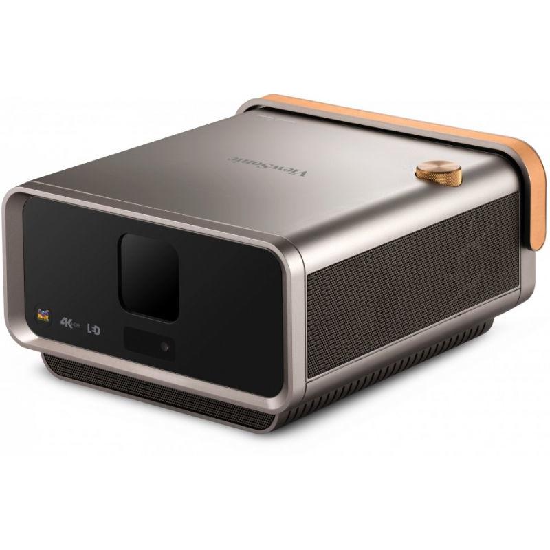 Viewsonic X11-4K vidéo-projecteur Projecteur à focale standard LED UHD 4K (3840x2160) Compatibilité 3D Noir, Châtain clair, Argent
