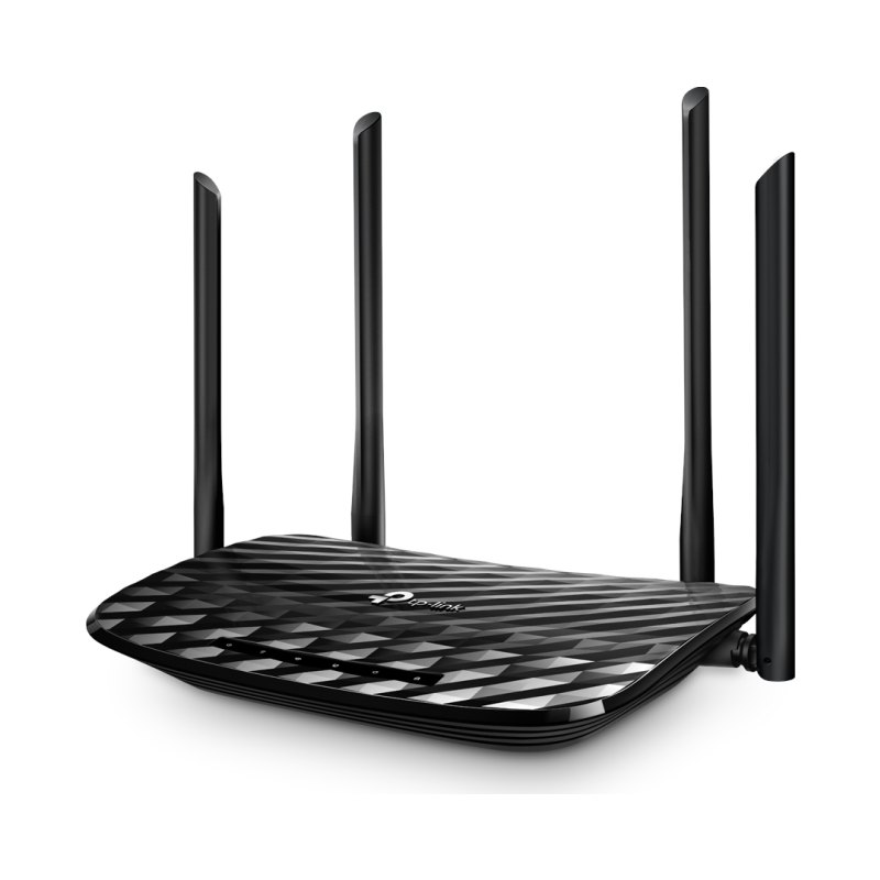 TP-Link AC1200 wireless router Gigabit Ethernet Dual-band (2.4 GHz / 5 GHz) Black