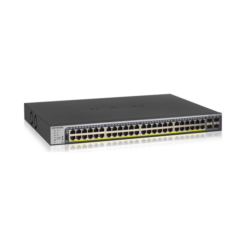 NETGEAR GS752TP Managed L2/L3/L4 Gigabit Ethernet (10/100/1000) Power over Ethernet (PoE) 1U Black