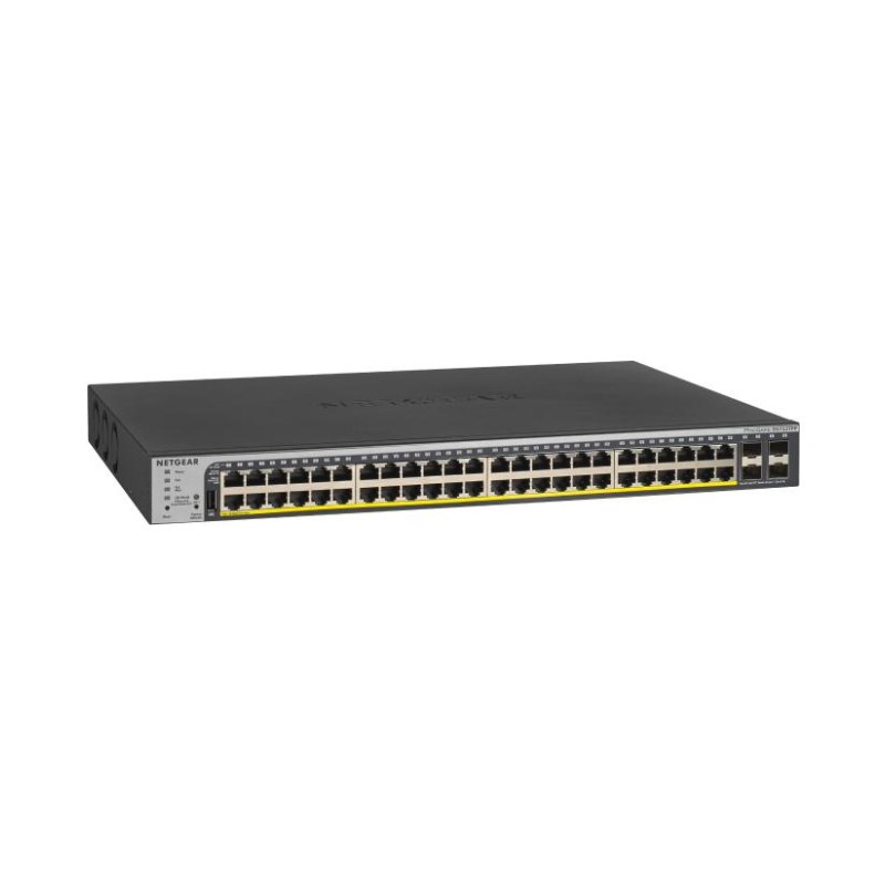 NETGEAR GS752TPP Managed L2/L3/L4 Gigabit Ethernet (10/100/1000) Power over Ethernet (PoE) 1U Black