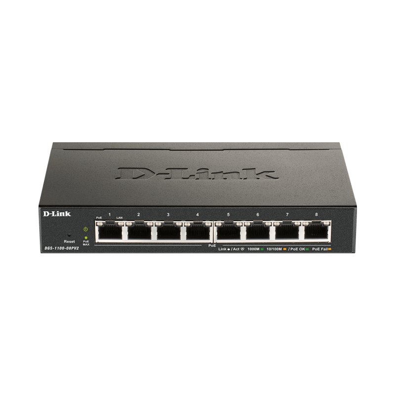 D-Link 8-Port PoE Gigabit Smart Managed Switch