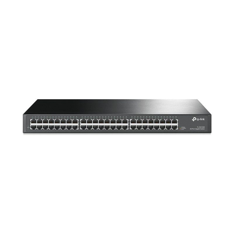 TP-Link TL-SG1048 network switch Unmanaged Gigabit Ethernet (10/100/1000) 1U Black