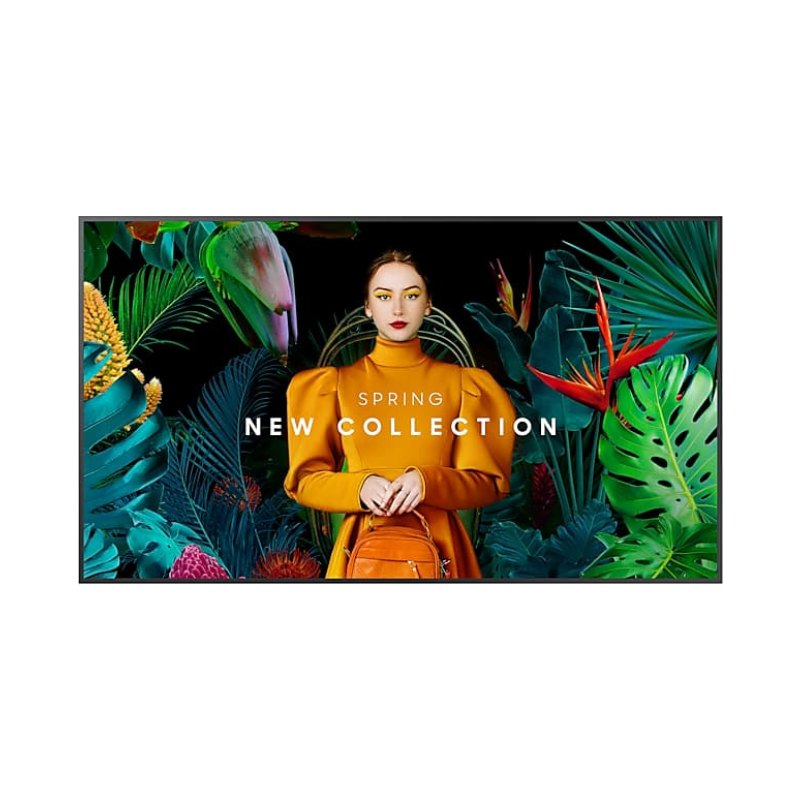 Samsung LH50QBCEBGC Écran plat de signalisation numérique 127 cm (50") LCD Wifi 350 cd/m² 4K Ultra HD Noir Tizen 7.0