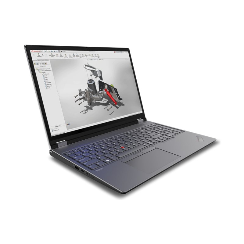Lenovo ThinkPad P16 Gen 2 Intel® Core™ i7 i7-13700HX Mobile workstation 40.6 cm (16") WQXGA 16 GB DDR5-SDRAM 512 GB SSD NVIDIA RTX A1000 Wi-Fi 6E (802.11ax) Windows 11 Pro US English Grey, Black