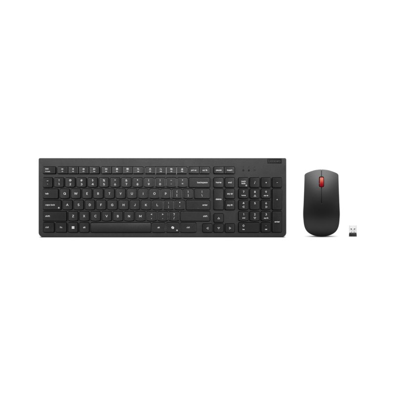 Lenovo 4X31R64453 keyboard Mouse included Office RF Wireless US English Black
