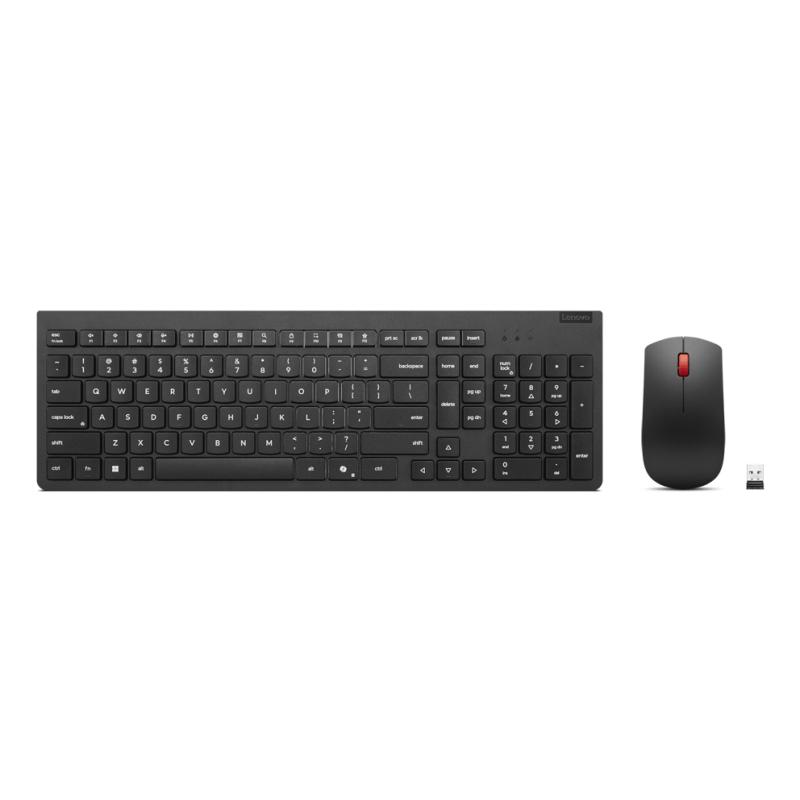 Lenovo 4X31R64453 clavier Souris incluse Bureau RF sans fil Anglais américain Noir