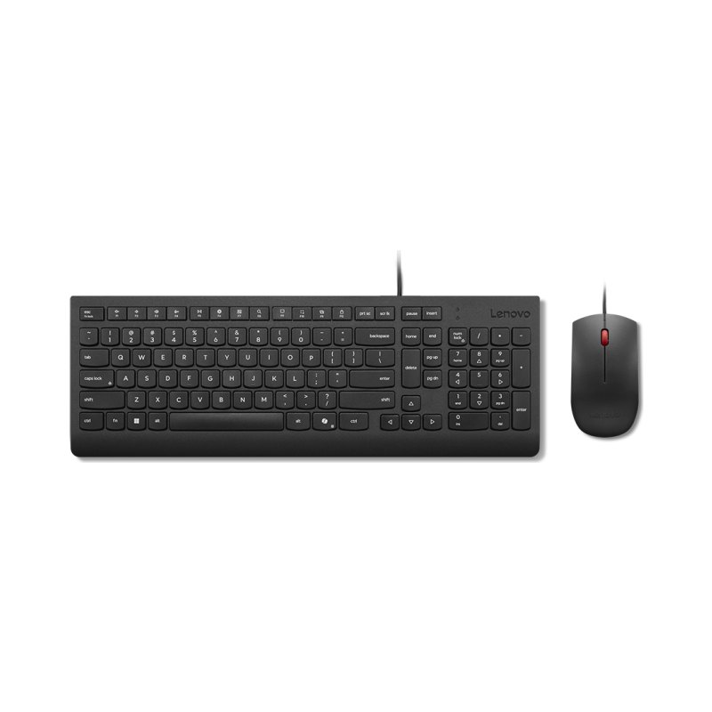 Lenovo 4X31R64400 keyboard Mouse included Universal USB US English Black